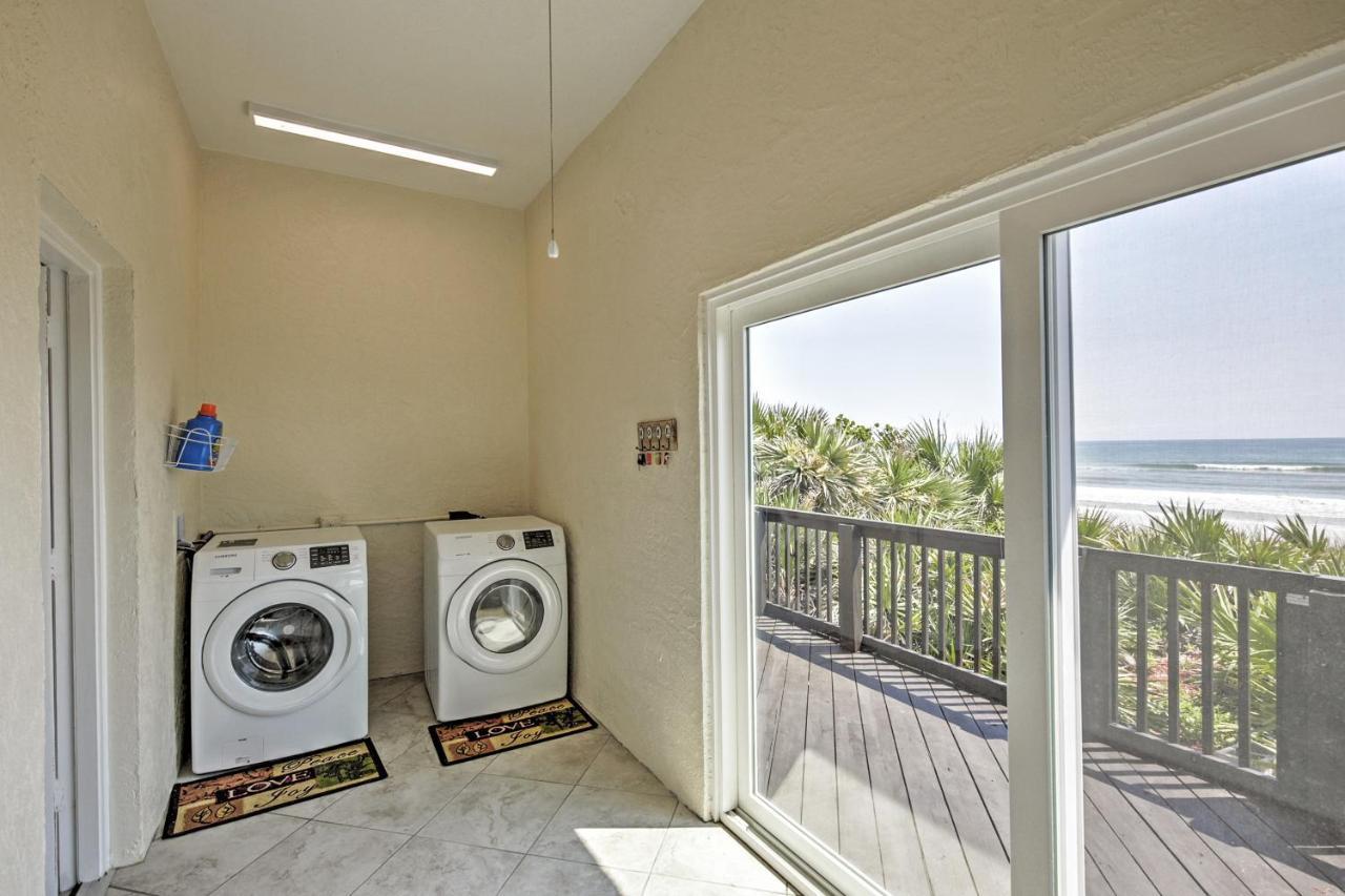 Вилла Oceanfront Oasis In Flagler Beach With Deck And Views! Экстерьер фото